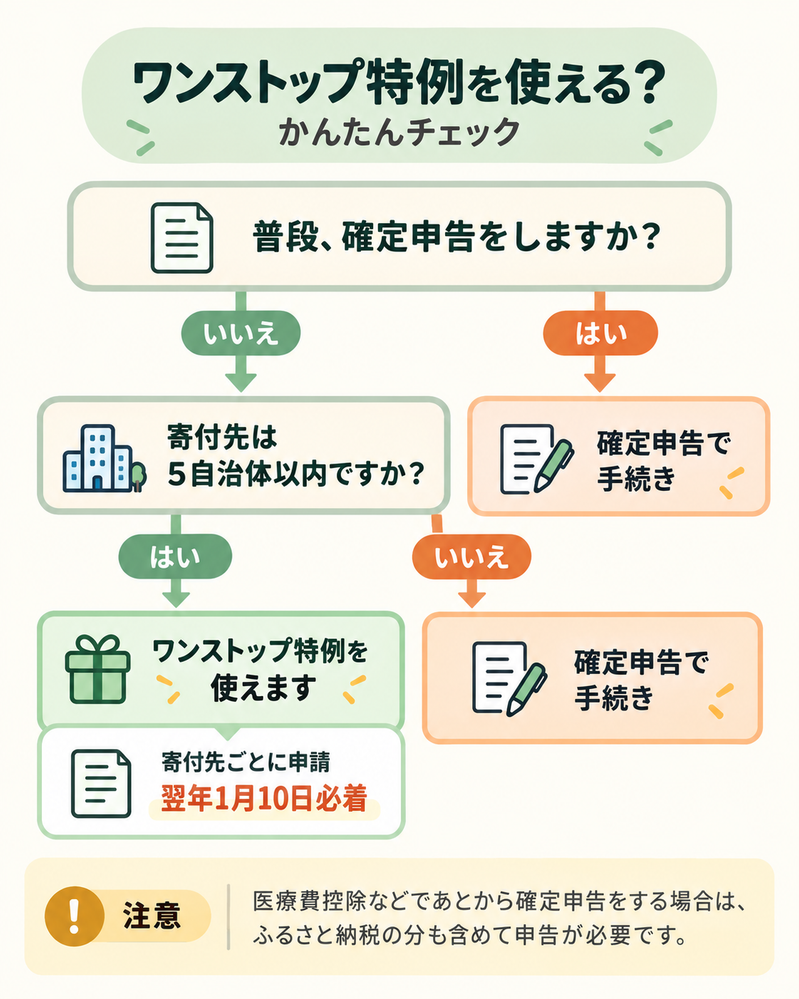 ワンストップ特例かんたんチェック